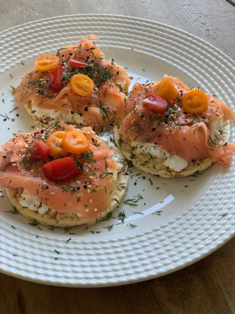 Bagel with Lox and Schmear