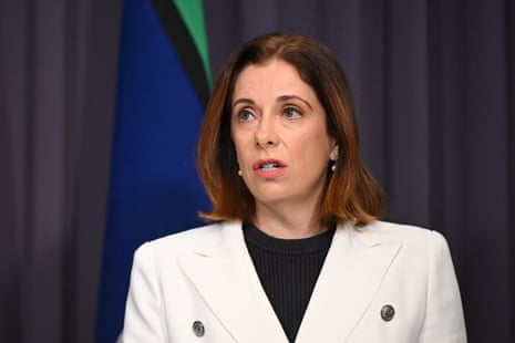 The communications minister, Anika Wells.